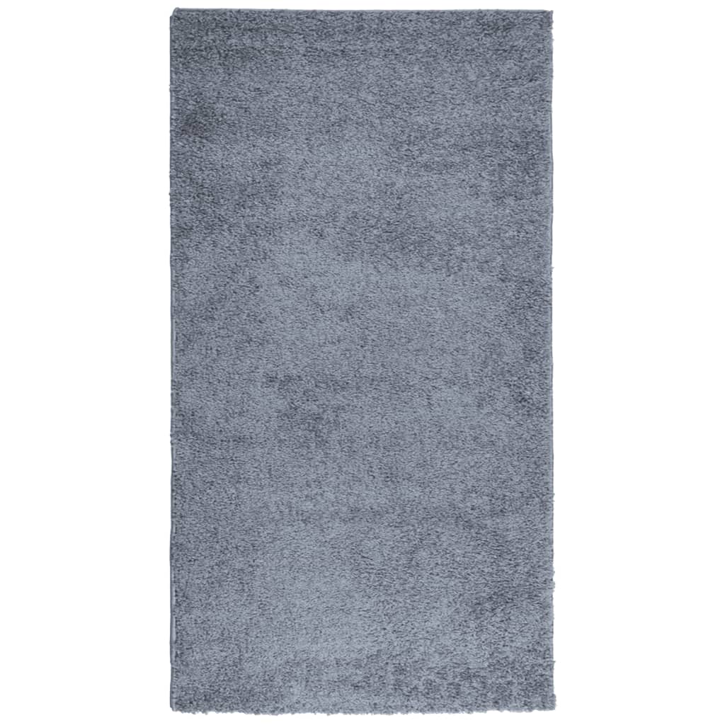 VidaXL Teppich Pamplona Shaggy Hochflor Modern 60x110 cm Blau