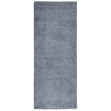 VidaXL Teppich Pamplona Shaggy Hochflor Modern 80x200 cm Blau