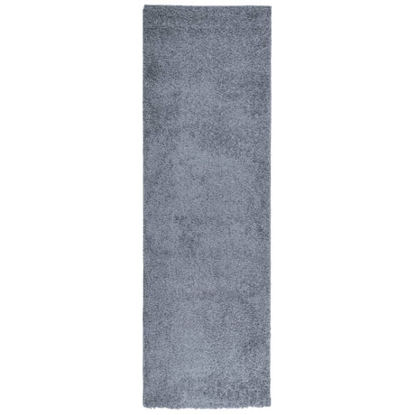 VidaXL Teppich Pamplona Shaggy Hochflor Modern 80x250 cm Blau