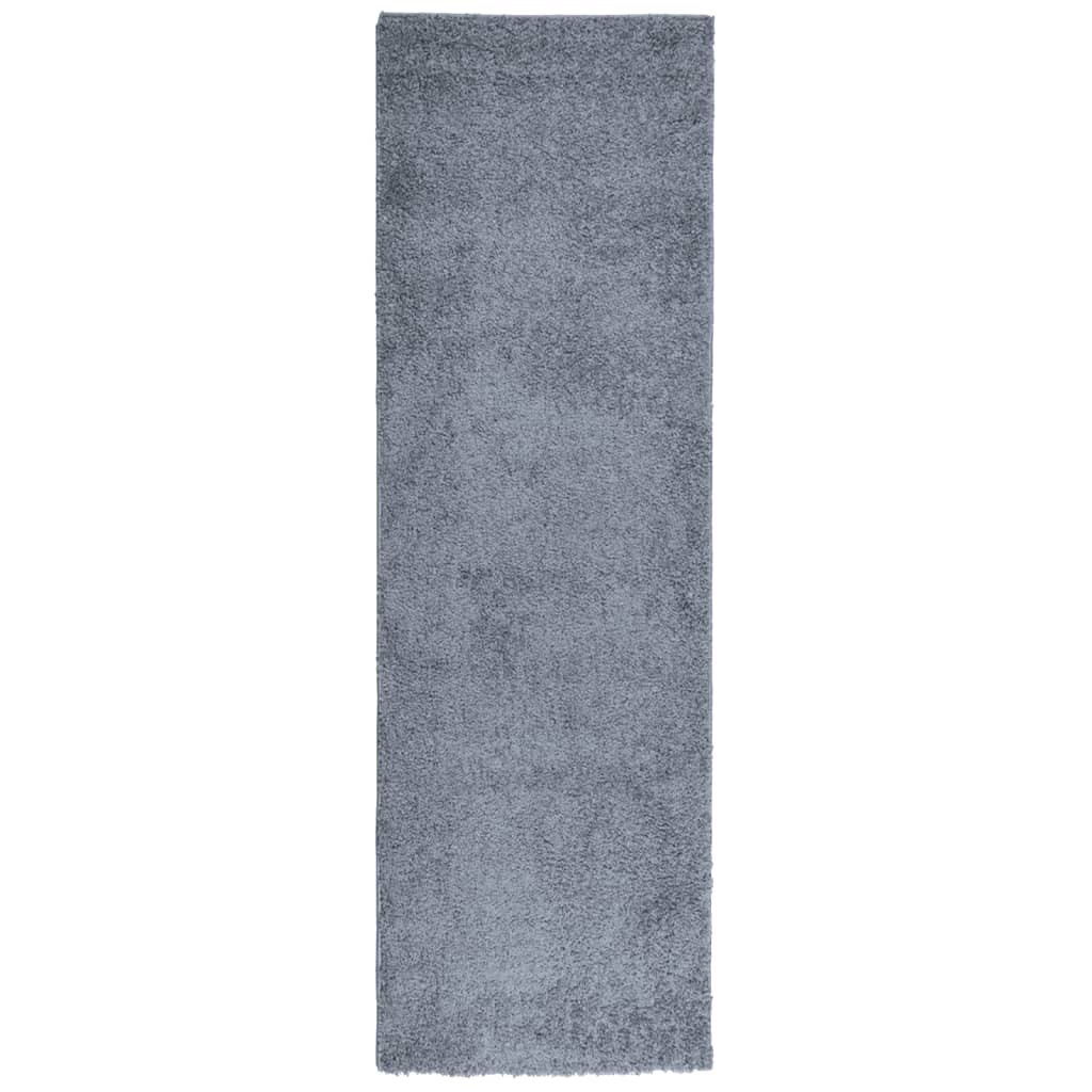 Vidaxl Rug Pamplona Shaggy meget moderne 80x250 cm blå