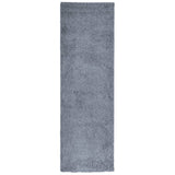 Vidaxl Teppich Pamplona Shaggy hochmoderne 80x250 cm blau