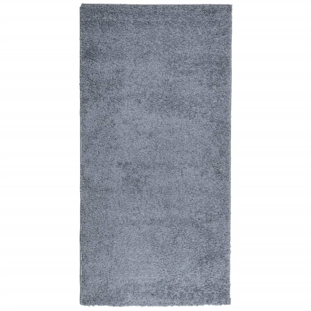 VidaXL Teppich Pamplona Shaggy Hochflor Modern 100x200 cm Blau