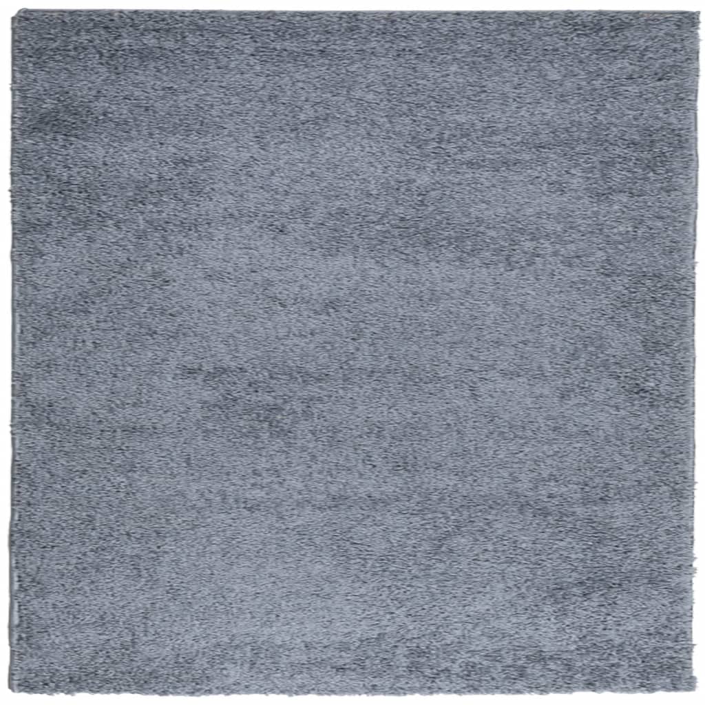 VIDAXL RUAM PAMPLONA SHAGGY ALTUNO MODERNA 120x120 cm blu