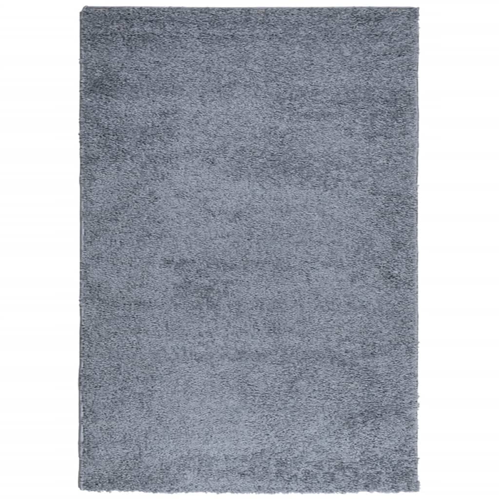 Vidaxl Rug Pamplona Shaggy zelo moderna 120x170 cm modra