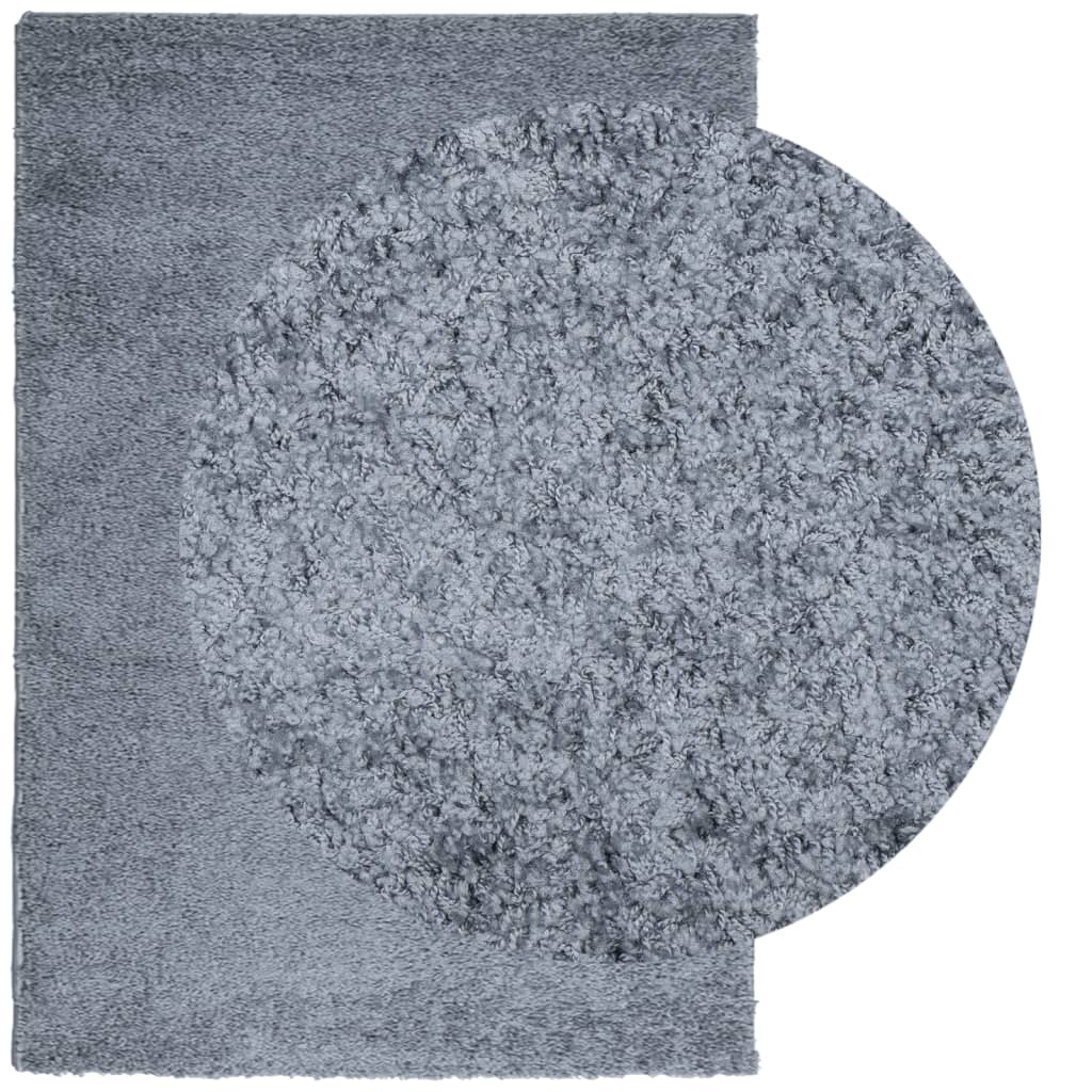 Vidaxl Rug Pamplona Shaggy Sterkt moderne 120x170 cm blå