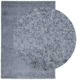 Vidaxl Rug Pamplona Shaggy Sterkt moderne 140x200 cm blå