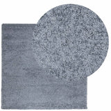 VidaXL Teppich Pamplona Shaggy Hochflor Modern 200x200 cm Blau