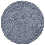 VidaXL Teppich Pamplona Shaggy Hochflor Modern ø 100 cm Blau