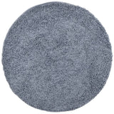 VidaXL Teppich Pamplona Shaggy Hochflor Modern ø 200 cm Blau