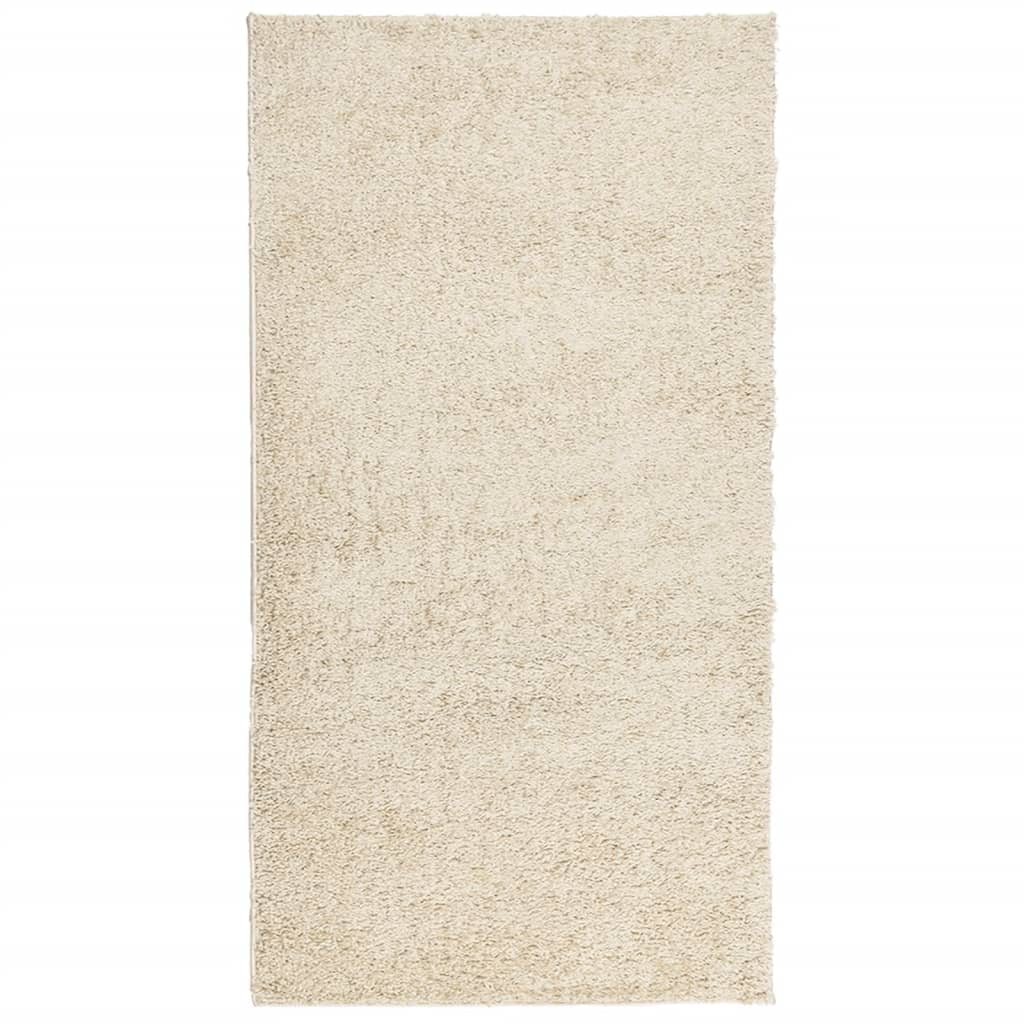 Vidaxl Rug Shaggy High Pile Moderne 80x150 cm guldfarvet