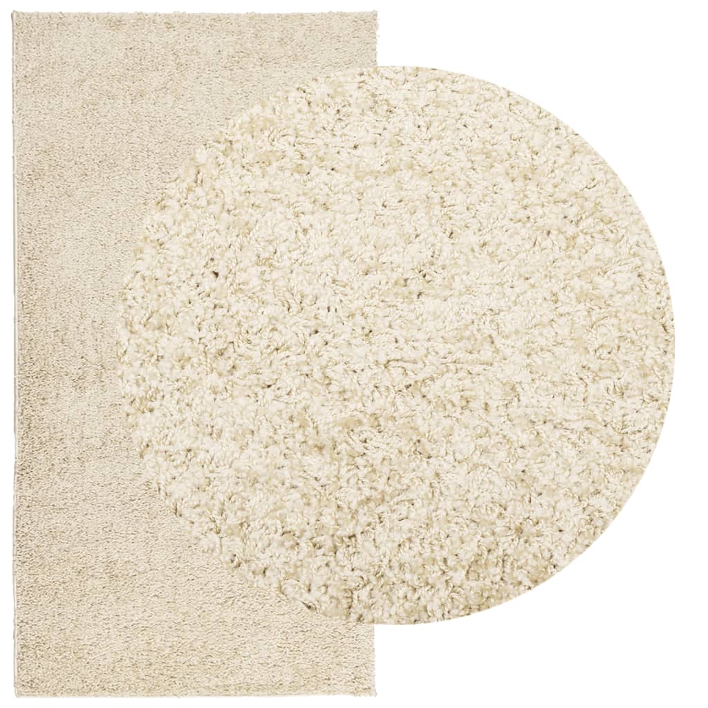 Vidaxx Teppich Pamplona Shaggy Hochflor modern 80x150 cm Goldfarbe