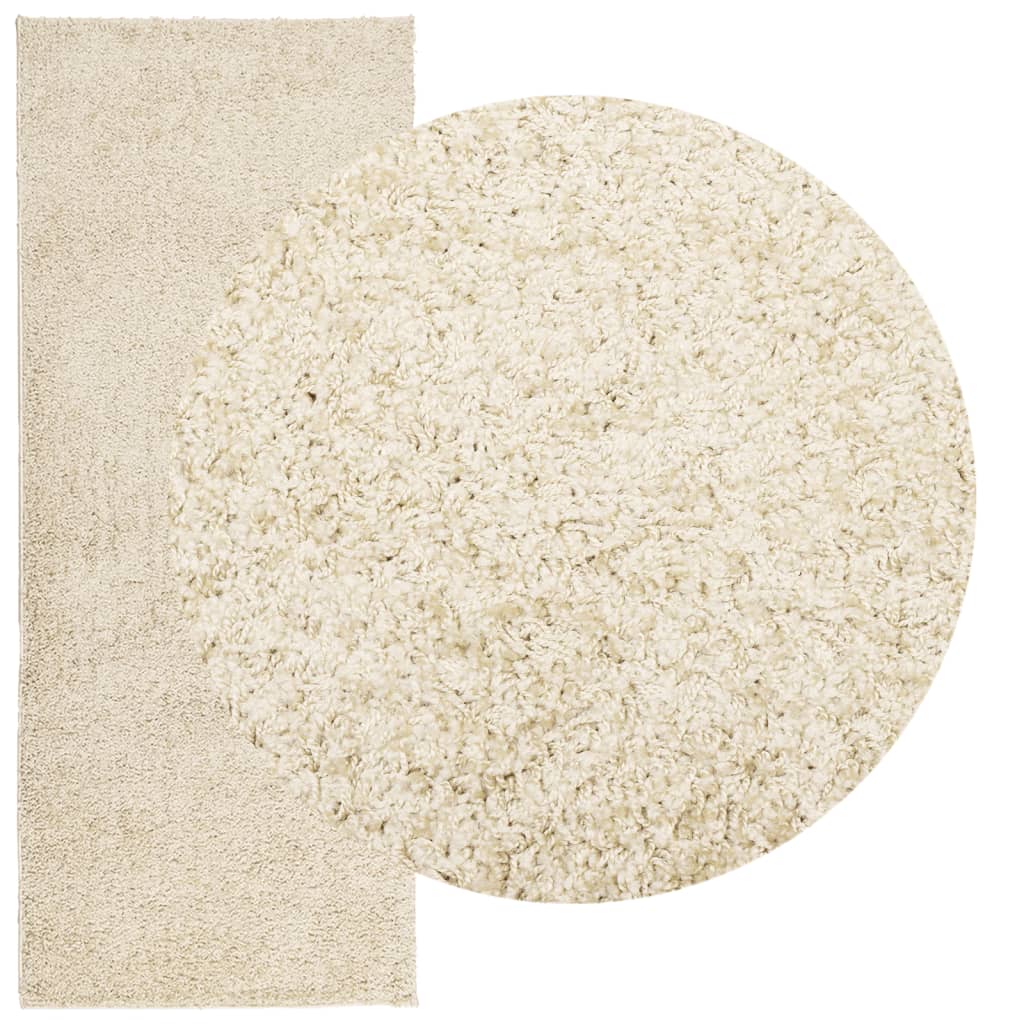 Vidaxl Rug Pamplona Shaggy meget moderne 80x200 cm guldfarve