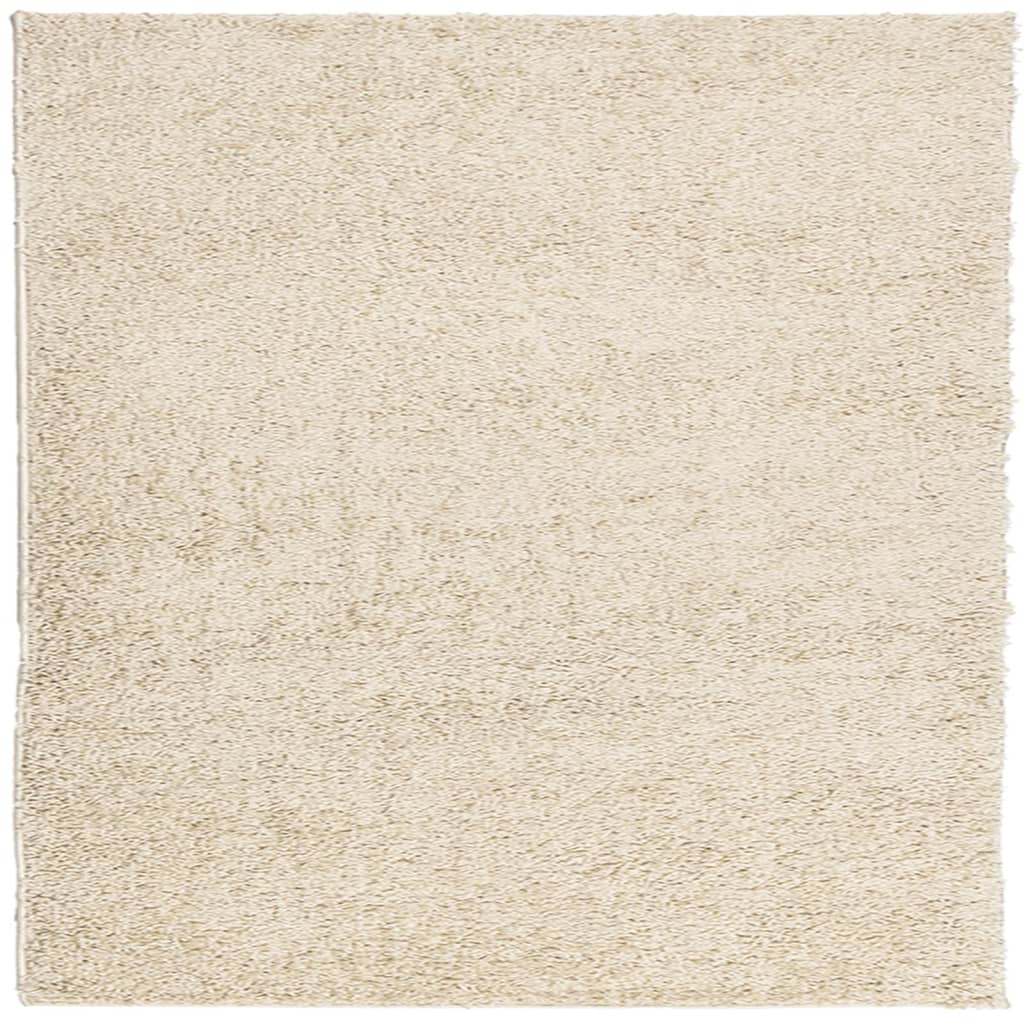 VidaXL Teppich Pamplona Shaggy Hochflor Modern 120x120 cm Gold