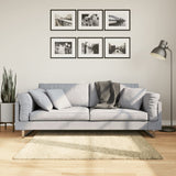 VidaXL Teppich Pamplona Shaggy Hochflor Modern 120x120 cm Gold