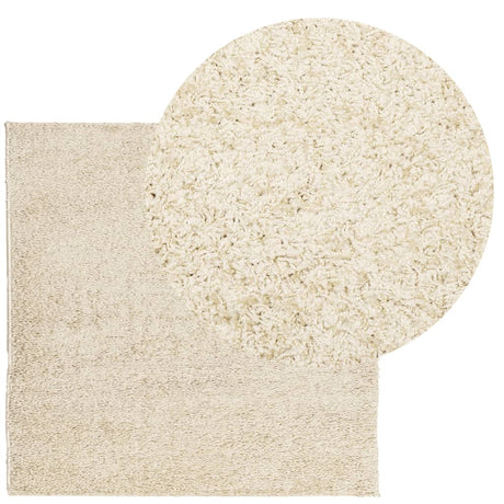 Vidaxx Teppich Pamplona Shaggy Hochflor Modern 160x160 cm Gold