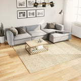 VidaXL Teppich Pamplona Shaggy Hochflor Modern 240x240 cm Gold