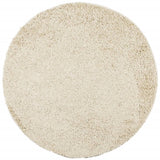 Vidaxl Rug Pamplona Shaggy High Pile Modern Ø 120 cm gullfarge