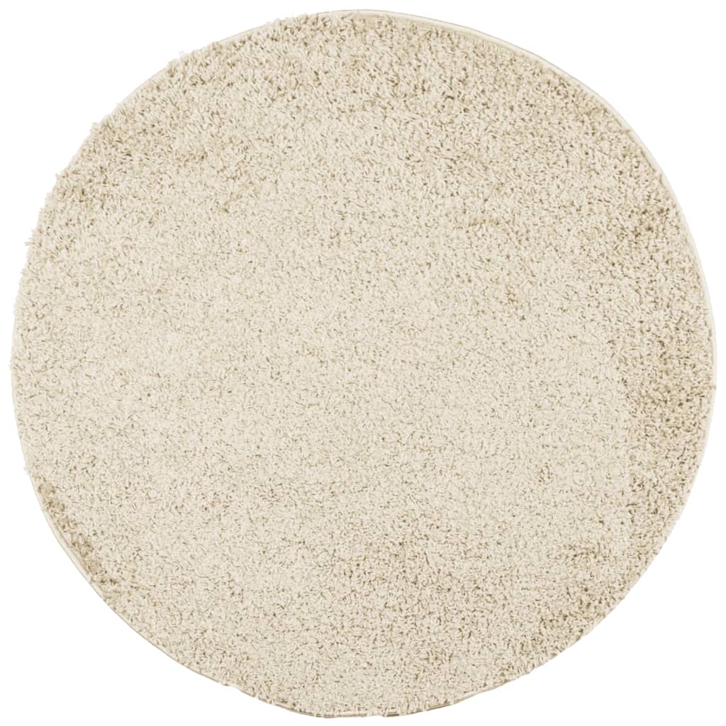 Vidaxx Teppich Pamplona Shaggy Hochflor modern ø 200 cm Goldfarbe