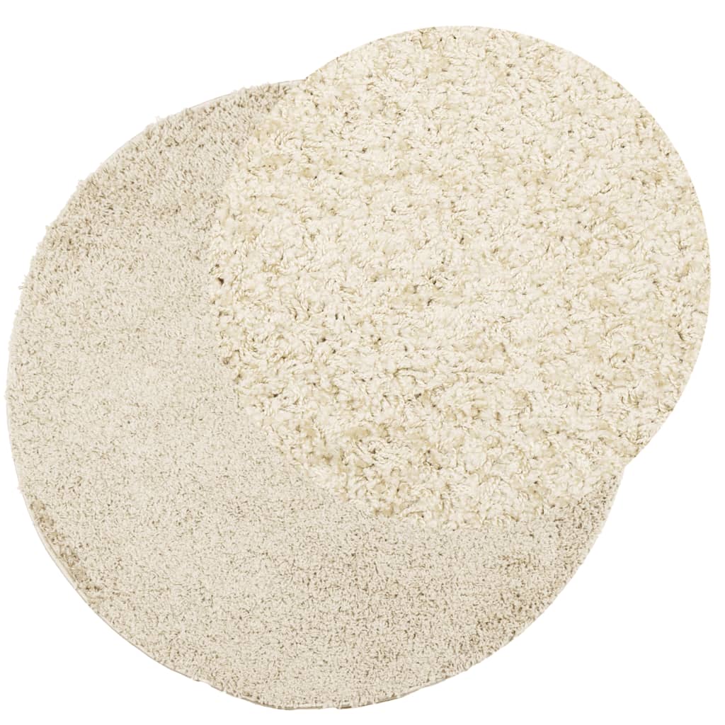 Vidaxx Teppich Pamplona Shaggy Hochflor modern ø 200 cm Goldfarbe