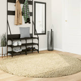 Vidaxx Teppich Pamplona Shaggy Hochflor modern ø 200 cm Goldfarbe