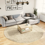 VidaXL rug Pamplona Shaggy Highly Modern Ø 240 cm Gold color