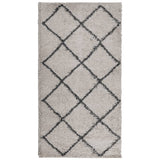 Vidaxl tapis Pampelune Shaggy hautement pôle 80x150 cm anthracite beige