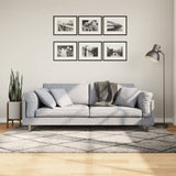 VidaXL Teppich Pamplona Shaggy Hochflor 140x200 cm Beige Anthrazit