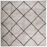 Alfombra Vidaxl Pamplona Shaggy Altamente Pila 160x160 CM Beige Anthracite