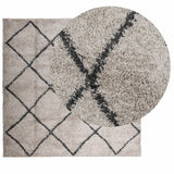 Vidaxl Rug Pamplona Shaggy meget pol 200x200 cm beige antracit