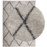 VidaXL Teppich Pamplona Shaggy Hochflor 200x280 cm Beige Anthrazit