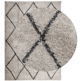 VidaXL Teppich Pamplona Shaggy Hochflor 240x340 cm Beige Anthrazit