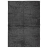 Vidaxl Rug Iza Low -Bile Scandinavian 140x200 cm Anthracite