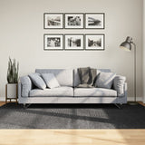 VidaXL Teppich IZA Kurzflor skandinavisch 160x230 cm Anthrazit