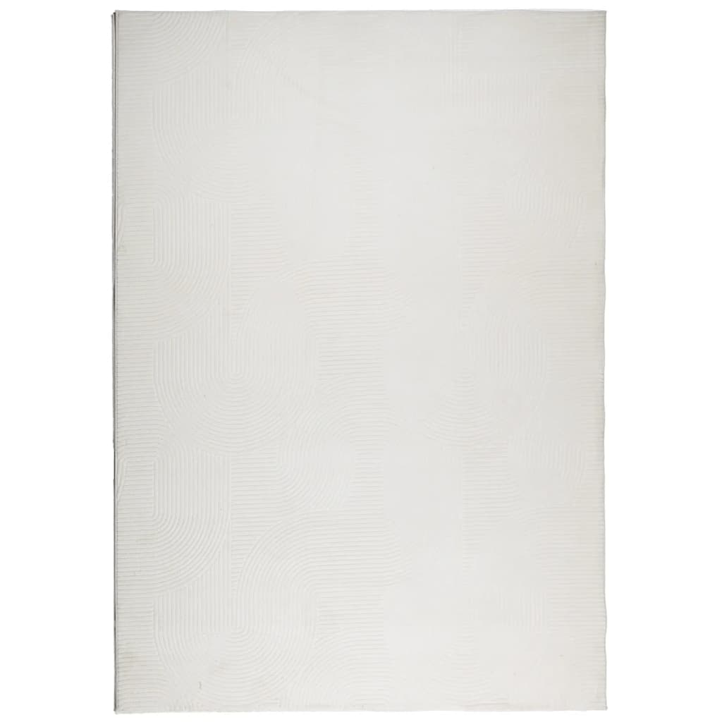 Vidaxl Rug Iza Low -pile Scandinavo 140x200 cm Cream