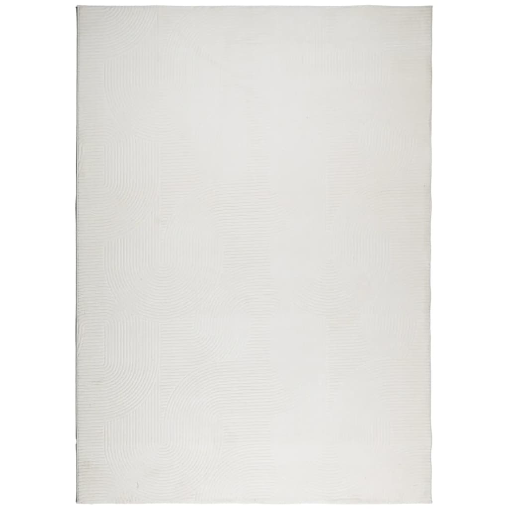 Vidaxl rug iaza niddereg -pole scandinavian 200x28 cm Crème -Colored