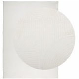 VidaXL Teppich IZA Kurzflor skandinavisch 240x340 cm Creme