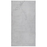 RUG VIDAXL IZA Escandinavo de bajo pilo 80x150 cm gris