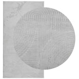 VidaXL Teppich Iza Kurzflor skandinavisch 80x150 cm grau