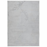 VidaXL Teppich Iza Kurzflor skandinavisch 140x200 cm grau