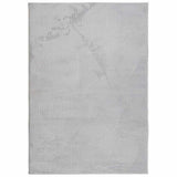 VidaXL Teppich Iza Kurzflor skandinavisch 160x230 cm grau