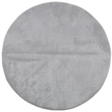 Vidaxl rug iaza niddereg -pile scandinavian Ø 120 cm Grey