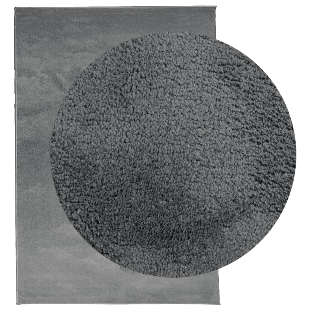 Vidaxx Teppich Oviedo Niederflor 160x230 cm Anthrazit