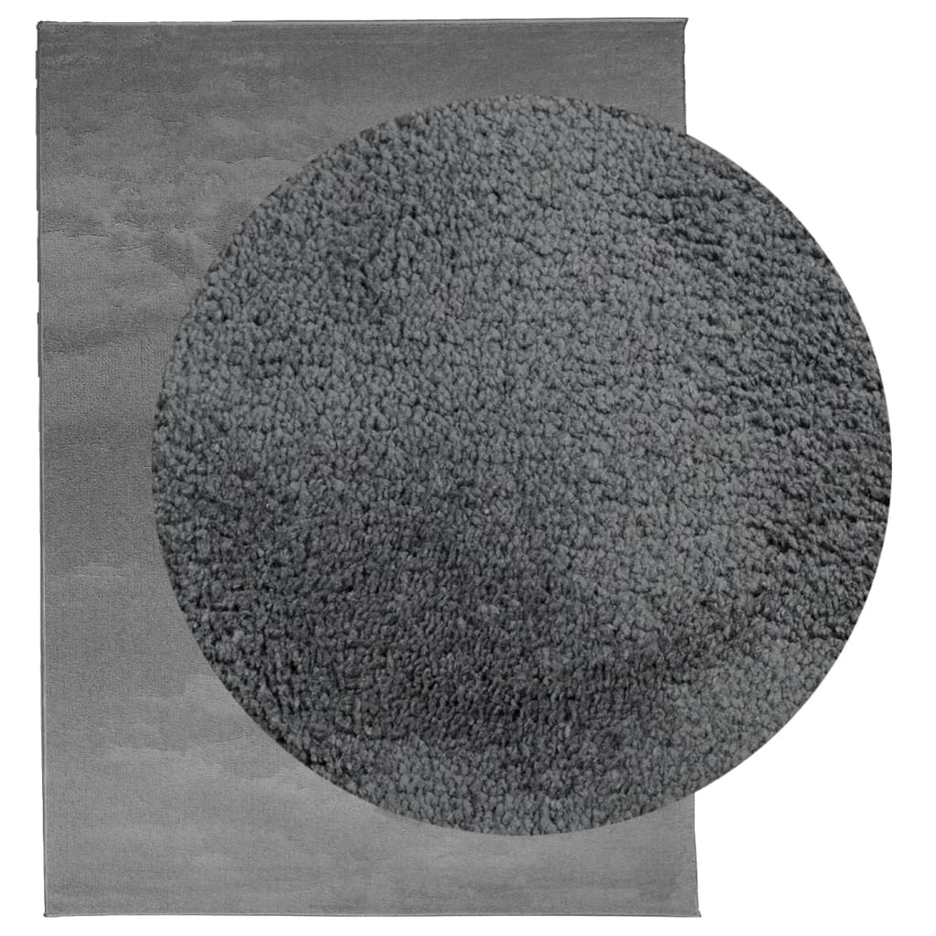 VidaXL Teppich OVIEDO Niederflor 240x340 cm Anthrazit