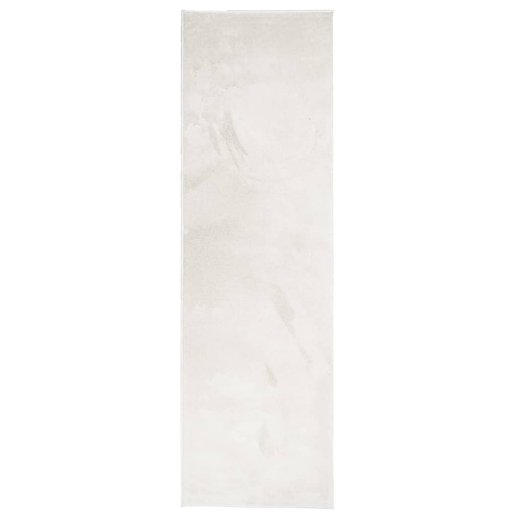 VidaXL Teppich Oviedo Niederflor 80x250 cm beige