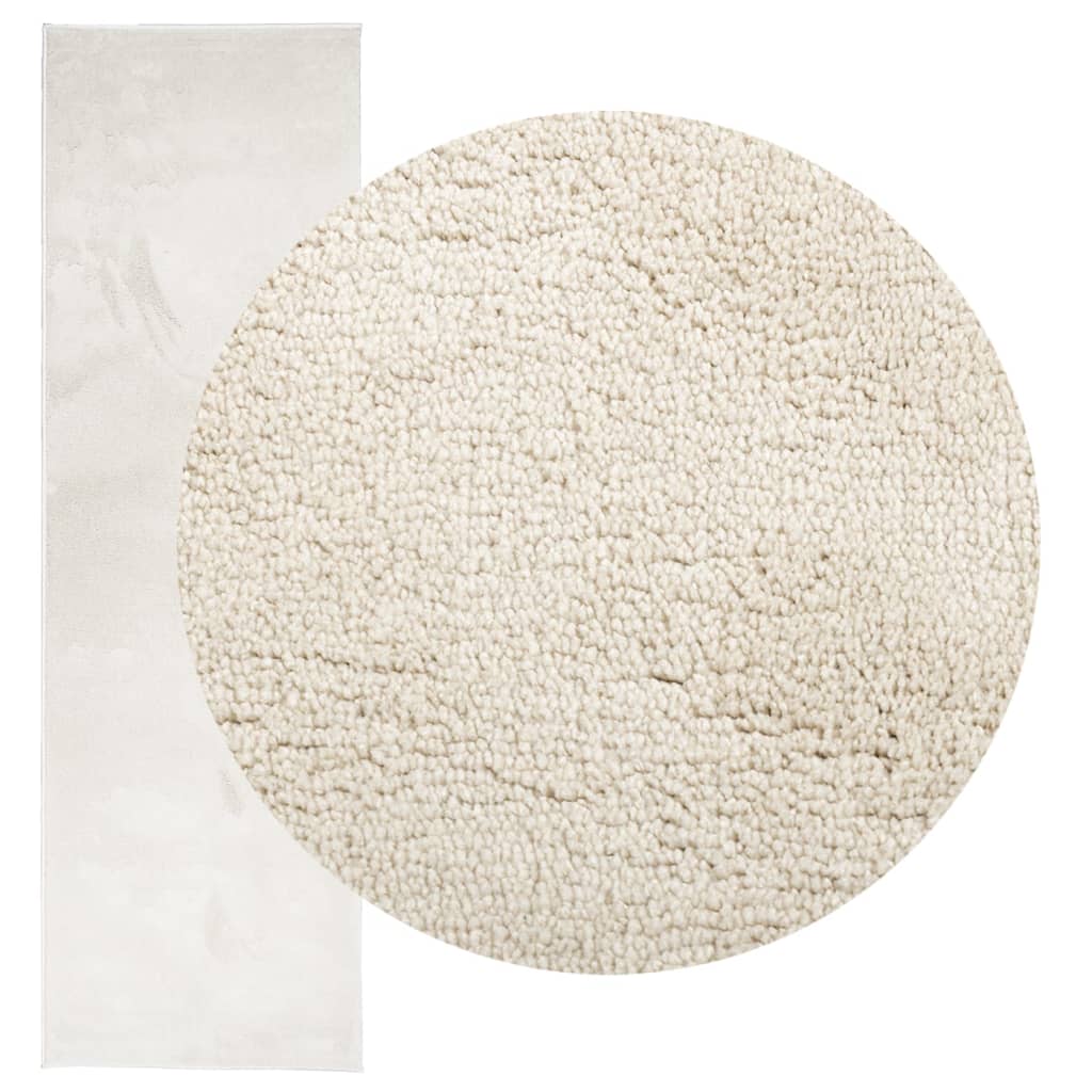 Vidaxl Rug Oviedo Low -Boile 80x250 cm beige