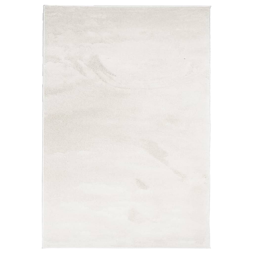 VIDAXL RAGO OVIDO basso -PILE 120x170 cm beige