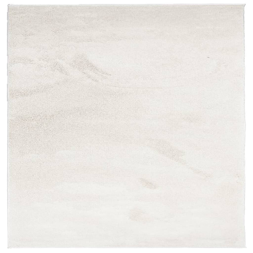 Vidaxl Rug Oviedo Low -Pile 160x160 cm beige