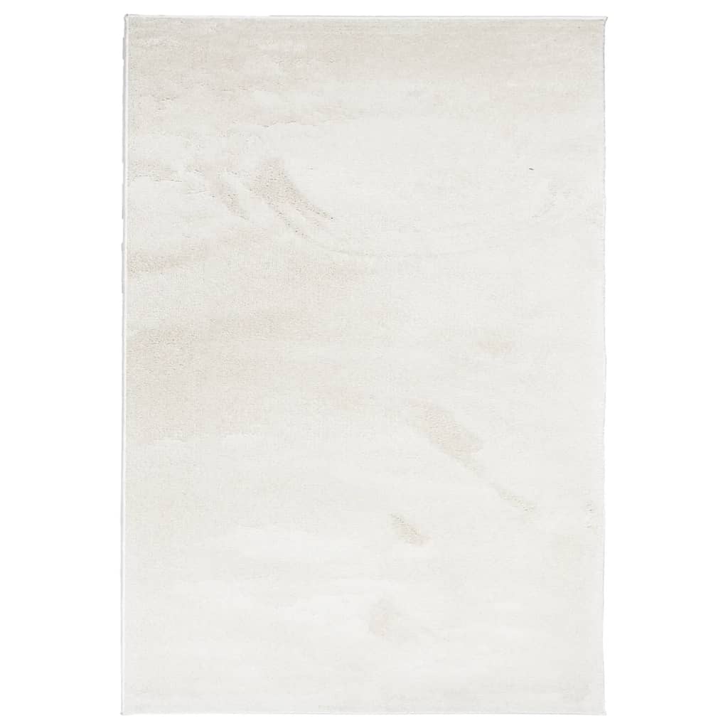 VidaXL Teppich OVIEDO niedriger Flor 200x280 cm beige