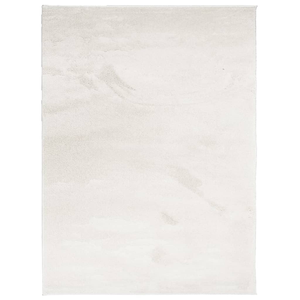 VidaXL Teppich OVIEDO niedriger Flor 240x340 cm beige
