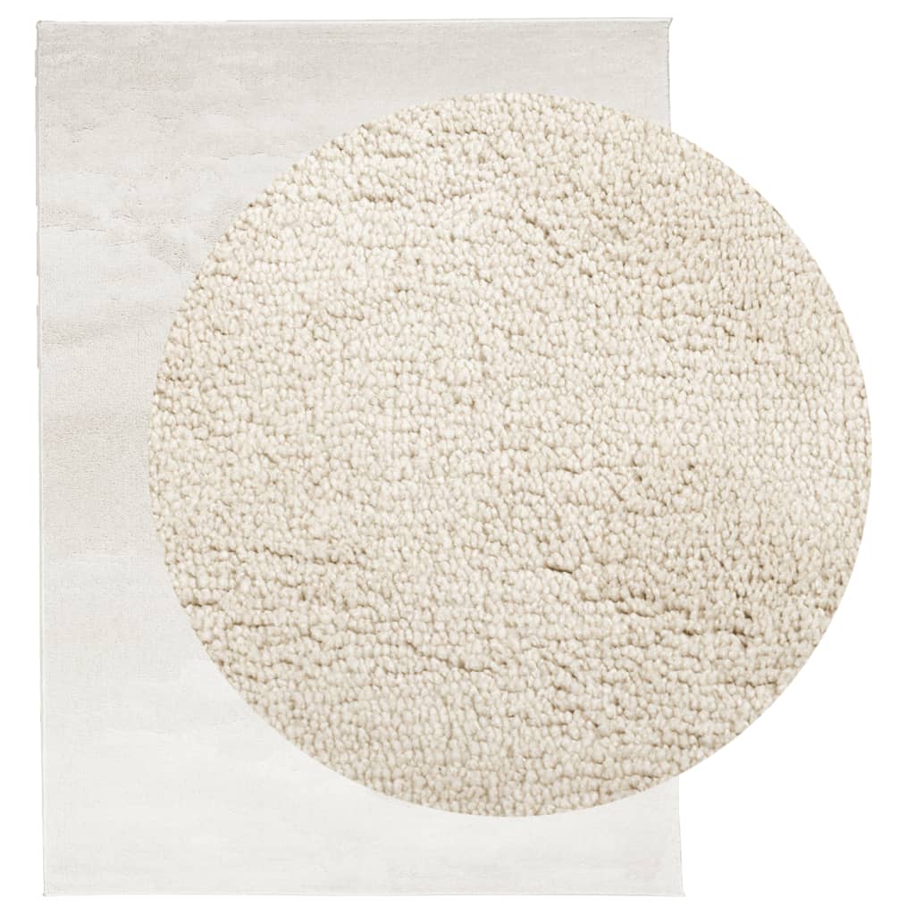 VIDAXL RAG OVIDO LOW -PILE 240x340 cm beige